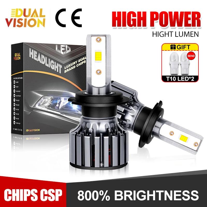 Dualvision LED Ʈ, 500W , H8, H9, HB4, HB3, 9005 9006, 9012 ͺ , 6000K,  ڵ ,  12V